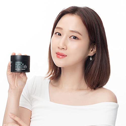 Graceday Exfoliating Blackhead Remover Pore One Shot Pack 4.23Oz Deep Cleansing Pore Cleaner Face Facial Mask Skin Care Pore Reducer For Acne Oily Skin Wash Off Sebum Control Clogged Pores Peeling Scrub (Blackhead Pack) #TOP3