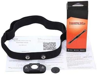 Heart Rate Monitor Chest Strap IP67 Waterproof with Bluetooth for Most Bluetooth 4.0 Enabled Fitness Devices, Waterproof HR Monitor with Soft Chest Strap for Gym, Cycling, Running, Outdoor Sports.