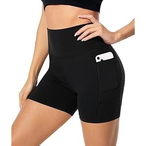 FULLSOFT High Waisted Biker Shorts for Women-5R...