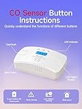 Heiman Carbon Monoxide Detector, EN 50291 Certified, 10-Year Life CO Alarm Detector with Digital Display, 5-Year Replaceable AA Battery Included - Image 5