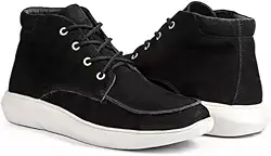 Bota Masculina de Inverno em Couro Forrada com Lã Imperméavel - San Martin