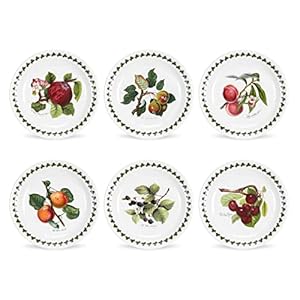Portmeirion Pomona Bread and Butter Plate, Set of 6 Assorted Motifs