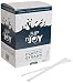 Crystalware Plastic Straws Individually Wrapped 7 3/4 Inches, Approx. 500 Straws, Clear
