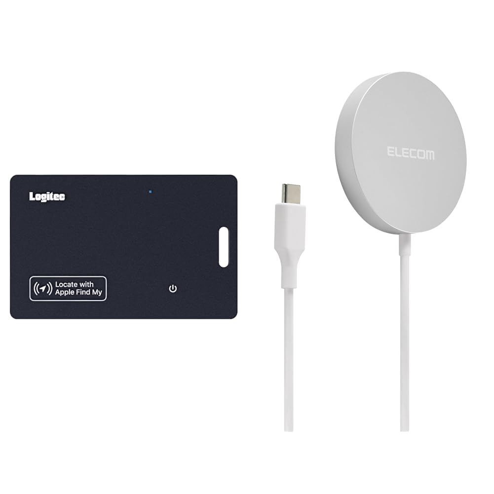 Amazon.co.jp: 【Qi2充電器セット】 ロジテック スマートトラッカー 
