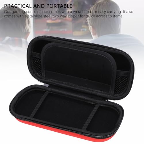 Image of Yunseity Hard Case for Red, Rugged, Hard Shell, Water , Two Way Zipper, Wrist Strap