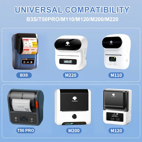 2 Rollen Etikettenband Papier, Thermo Etiketten Selbstklebend für Etikettierer M110/M220/B3S/T50PRO, 40 x 30 mm, Thermo-Etikettenband für Schule, Zuhause, Büro, 240 Etiketten/Rolle(Weiß)