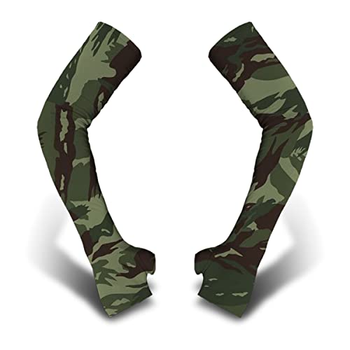 Manguito Ciclismo Térmico ADSTORE Camuflado Exército Com Proteção Solar UV 50+ Masculino e Feminino