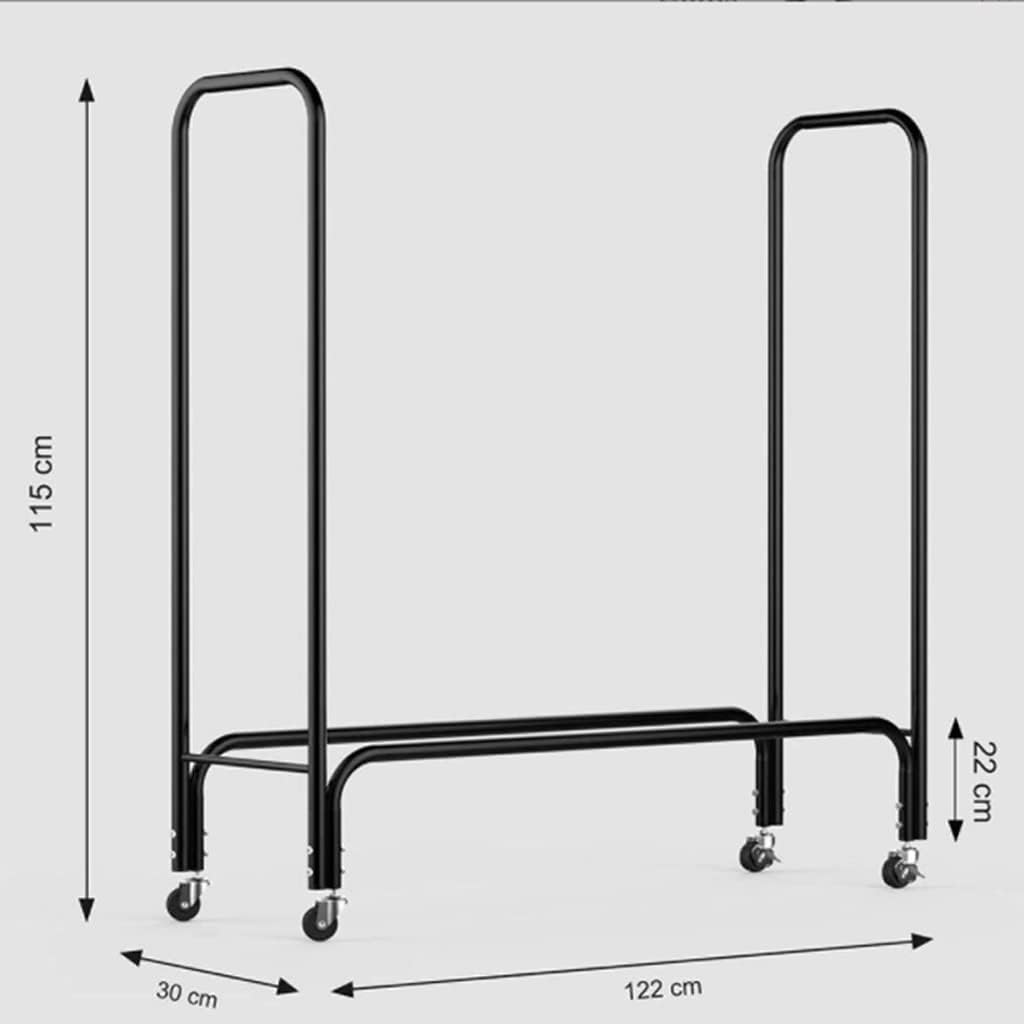 Firewood Storage Rack Home Outdoor Indoor Firewood Display Rack Wooden Firewood Storage Collection Rack Firewood Rack