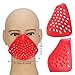 Spider 2 Pack 3D Face Shell Inner Bracket Red Comfortable Silicone Face Shell for Cosplay and Airsoft/Paintball Mask Support