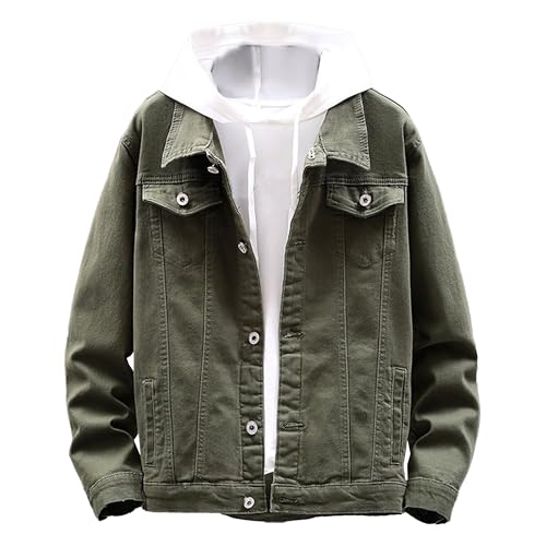 Veste en jean à capuche homme idéale pour un style cargo décontracté lors de vos sorties