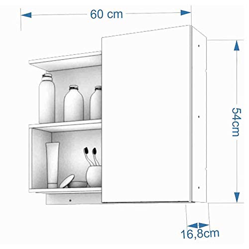ESPELHEIRA LIS 60 CM CARVALHO