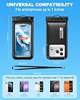 Foto di CITAMAMA 2 Pezzi Custodia Impermeabile Smartphone Galleggiante, fino a 7"