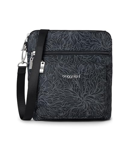 Image of Baggallini Modern Pocket Crossbody Bag for Women, 8.5 inchx8.5 inch Handbag Purse with RFID, Lightweight Water-Resistant