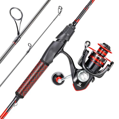 Canne à pêche rotative compacte pour pêcher partout sans encombrement