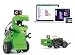 Robobloq Q-Dino 2 in 1 Programming Robot Kit, STEM Education, DIY Mechanical Building Programmable Robotic Toy with Remote Control for Kids, Learning How to Code
