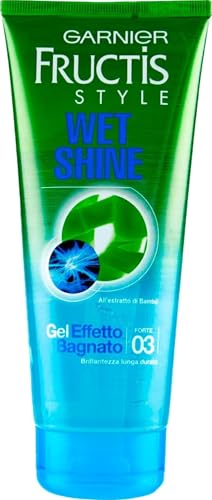 Garnier Fructis Style Wet Shine Gel Effetto Bagnato, 200 ml