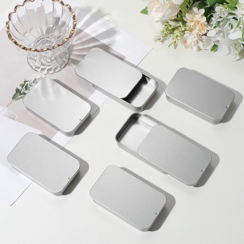 Petites boîtes rectangulaires en métal argenté contre la perte de vos petits objets - 8