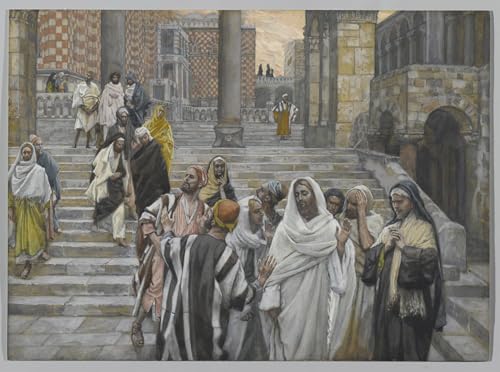 Impression d'affiches les Disciples Admirent les Bâtiments du Temple Toile 60x90cm