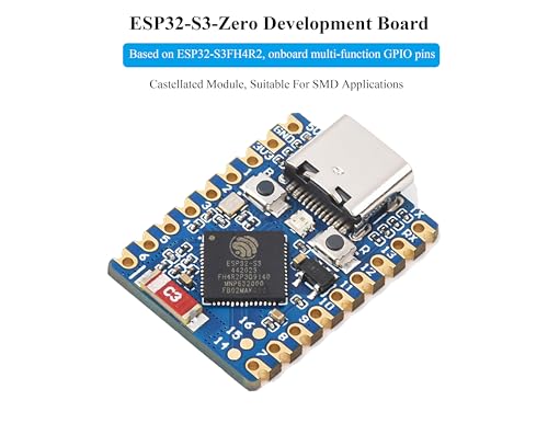 ESP32-S3 Mini Development Board, Based on ESP32-S3FH4R2 Dual-Core Processor, 240MHz Running Frequency, 2.4GHz W-i-F-i & Blue-Too-th 5, Onboard 4MB Flash Memory/2MB PSRAM - Image 2