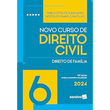 Capa do livro Novo Curso De Direito Civil - Direito de Família - Vol. 6 - 14ª edição 2024: Volume 6