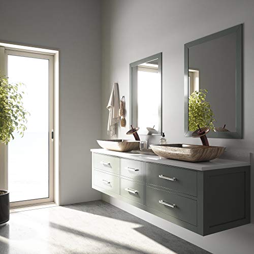 Vigo Amber Sunset 22.5 Inch L X 14.5 Inch W Over The Counter Freestanding Glass Rectangular Vessel Bathroom Sink In Light Wood - Sink For Bathroom Vg07046 #TOP3
