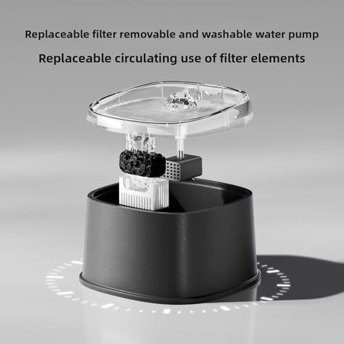Fuente de Agua Automática para Gatos de 2L con USB miniatura 4