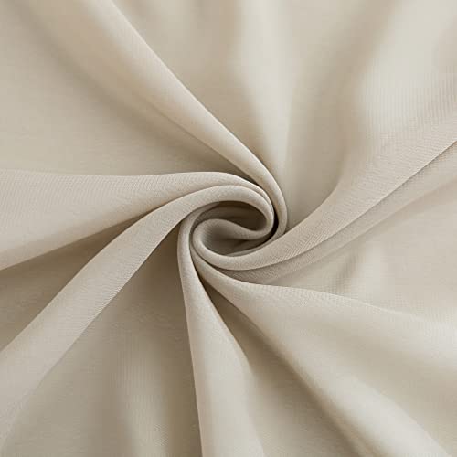 CHUQING Tischläufer Chiffon Hochzeit Tischdeko Tischdecke Kamel – Ansicht 4
