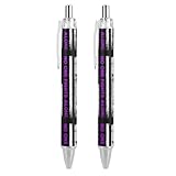 Écriture fluide : La pointe du stylo à bille est pleine et nette, pour une écriture fluide. L'encre noire, sans goutte, est suffisante pour votre travail quotidien, vos études et vos notes de cours.