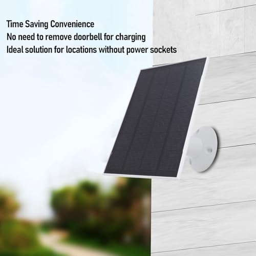 Panel solar para cámara de aves que evita desmontar baterías con su carga continua tipo C 2