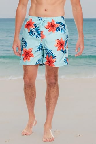 Image of Kanu Surf Men's Big Viper Extended Size Stripe Swim Trunk