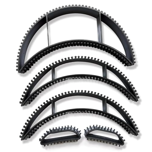 Runser 5pcs Bump It Hair Accessory Set - Includes Hair Bumps for Volume Insert Bump It Up Headband and Hair Volume Clips for Women-Great for Creating Volume with Bumpits