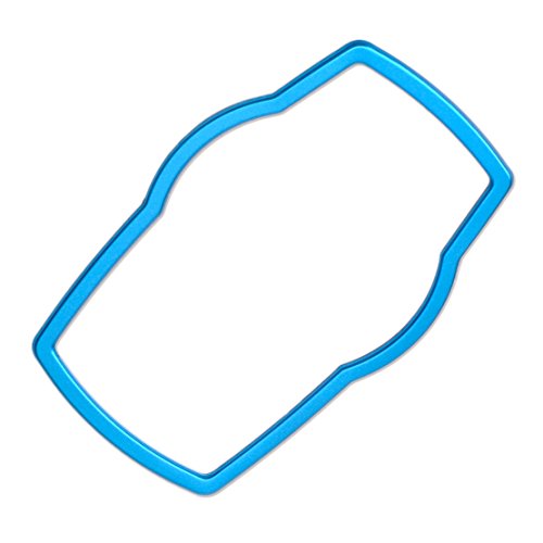 Eastar Car Interior Multimedia Buttons Cover Molding Trim for 1 3 4 5 7 Series X1 X3 X4 X5 X6 2013-2014-Blue
