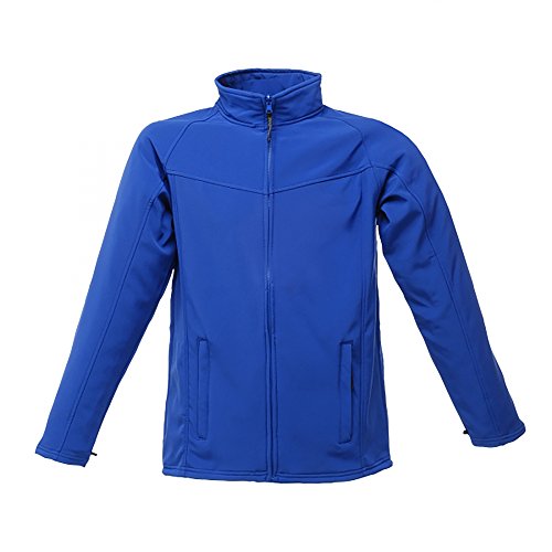 Regatta - Chaqueta Softshell polar cortavientos modelo Uproar para hombre (2XL/Azul eléctrico)
