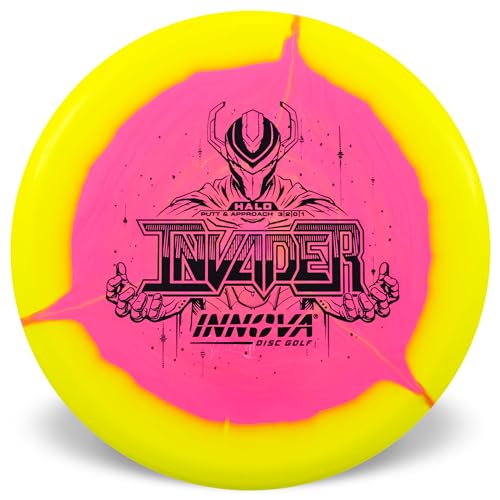 Innova Halo Star Invader Disc Golf Putter – Straight Flying Disc Golf Putter (Colors Will Vary) (170-172g)