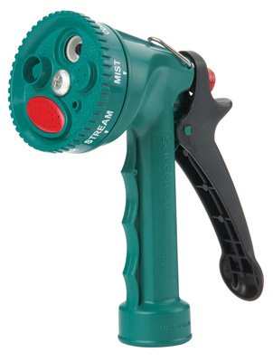 Gilmour 1065666 Select-A-Spray Hose Nozzle, 7 Patterns, Rust-Proof Polymer - Quantity 10
