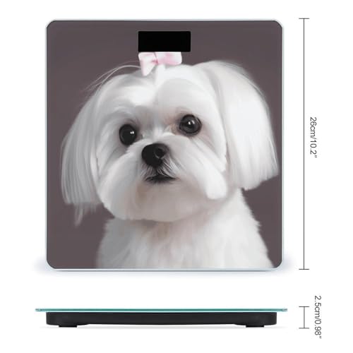 Báscula digital corporal LZQPOEAS con pantalla LCD grande miniatura 2
