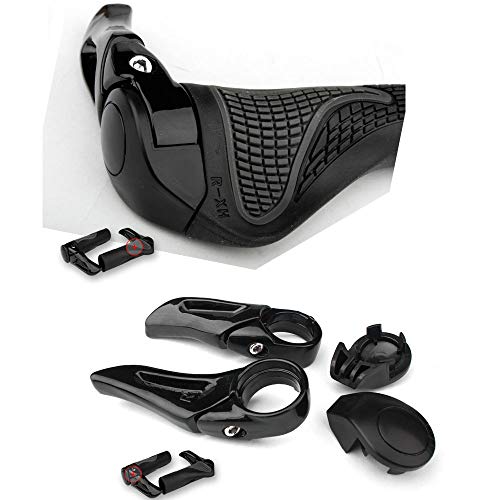 Cabo de borracha antiderrapante ThreeH para guidão de bicicleta e trava de alumínio para Mountain Bi