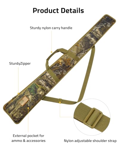 CVLIFE Soft Shotgun Case with External Accessory Pocket for Hunting - image 5