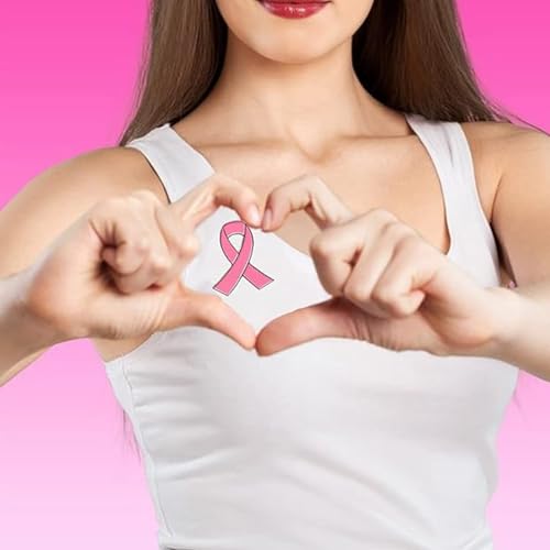 30 قطعة من بروش التوعية بشريط بينك ودبابيس طية صدر السترة من خليط معدني مقاوم للاهتراء ومتين للمناسبات الخيرية وجمع التبرعات لحملة سرطان الثدي