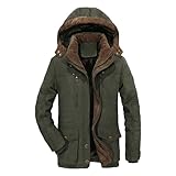 🚶【Multiplicité】 : Nos vêtements de plein air conviennent aux vêtements décontractés, au travail en plein air, aux voyages, au cyclisme, à la randonnée, à la pêche, au camping. Veste d'hiver coupe-vent pour hommes avec effet coupe-vent, adaptée au ski, à l'équitation, à l'alpinisme, au camping et à d'autres sports d'hiver en plein air. Très belle tenue sur un jean, un jogging ou un pantalon de survêtement pour homme.