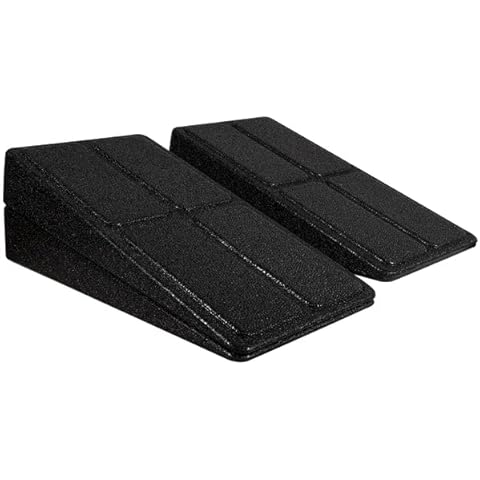 Serious Steel Fitness Foam Squat Wedges/Squat Blocks Improve Squat Mobility and Stretch Calfs (8.5 degree and 17 degree) (660 lbs / 300 kg rating) Cover