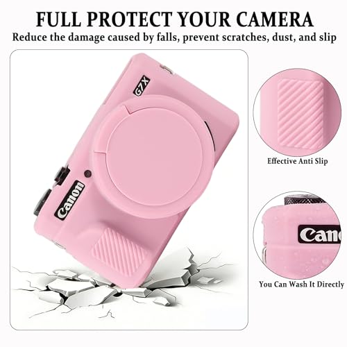 Funda para Canon Powershot G7X Mark II con correa de muñeca miniatura 6