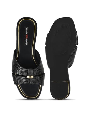 Image of Bata Women's Mule Thong Slipper - Black
