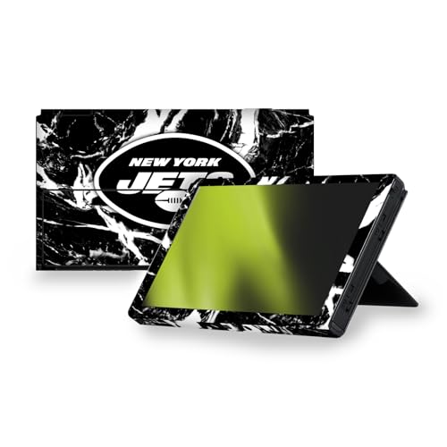 Couverture Vinyle New York Jets NFL Motif Marbre pour Console Nintendo Switch OLED