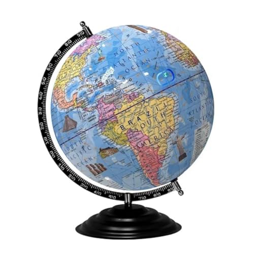 Image of Educational World Globe for stunets and Teachers (Multicolor, 12 Inch Dia)