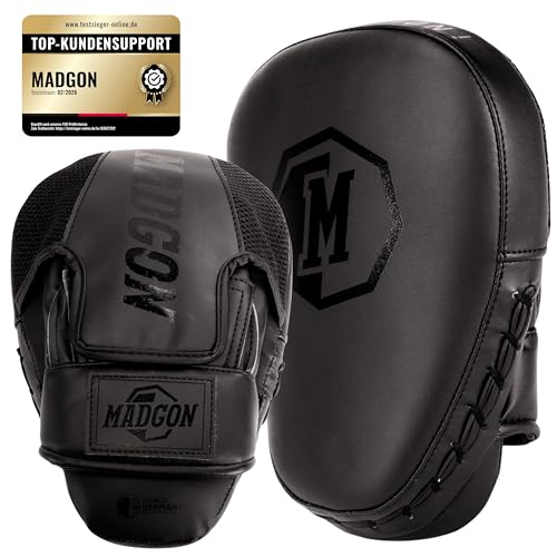 MADGON Pao Boxe avec Rembourrage de Haute Qualité pour Une Absorption Optimale des Chocs – Patte d’Ours Boxe Durable pour Les Arts-Martiaux, Le Kickboxing...