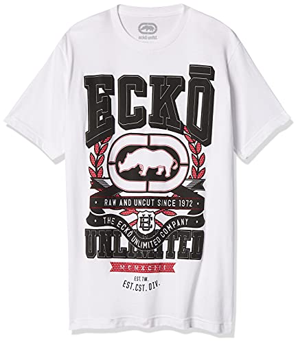 Ecko Unltd T-shirt Domination pour homme, blanc, XX-Large