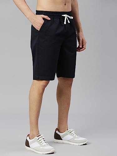Image of Thomas Scott Men's | Solid | Chino Shorts | Regular Fit | Cotton Elastane | Above Knee | Casual Short