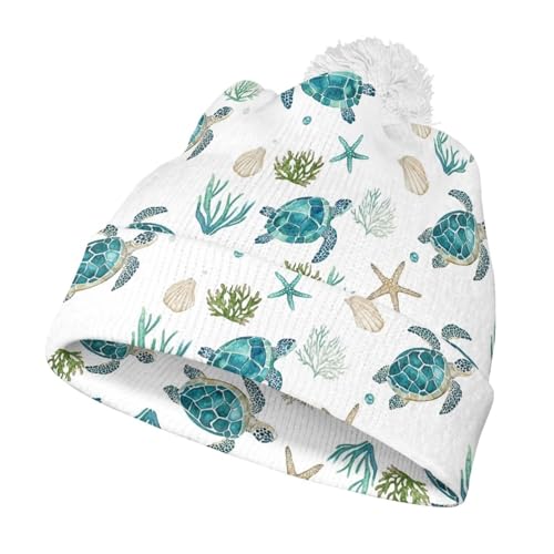 Kids Winter Hat Children Toddler Baby Warm Knitted Pom Beanie Hats Girls Boys Beanies Ski Hat Cute Pom Pom Cap