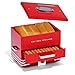 Nostalgia Cuiseur vapeur extra large style dîner 20 hot dogs et 6 chignons, parfait pour le petit déjeuner saucisses, brats, légumes, poisson